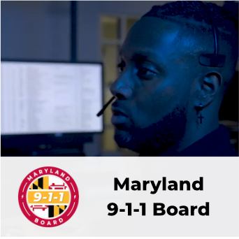 A clickable tile displaying the words 'Maryland 9-1-1 Board' and Board's logo