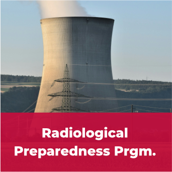 A clickable tile displaying the words 'Radiological Emergency Preparedness Program'