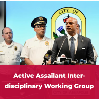 A clickable tile displaying the words 'Active Assailant Interdisciplinary Working Group'