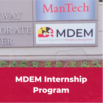 A clickable title displaying the words 'MDEM Internship Program'