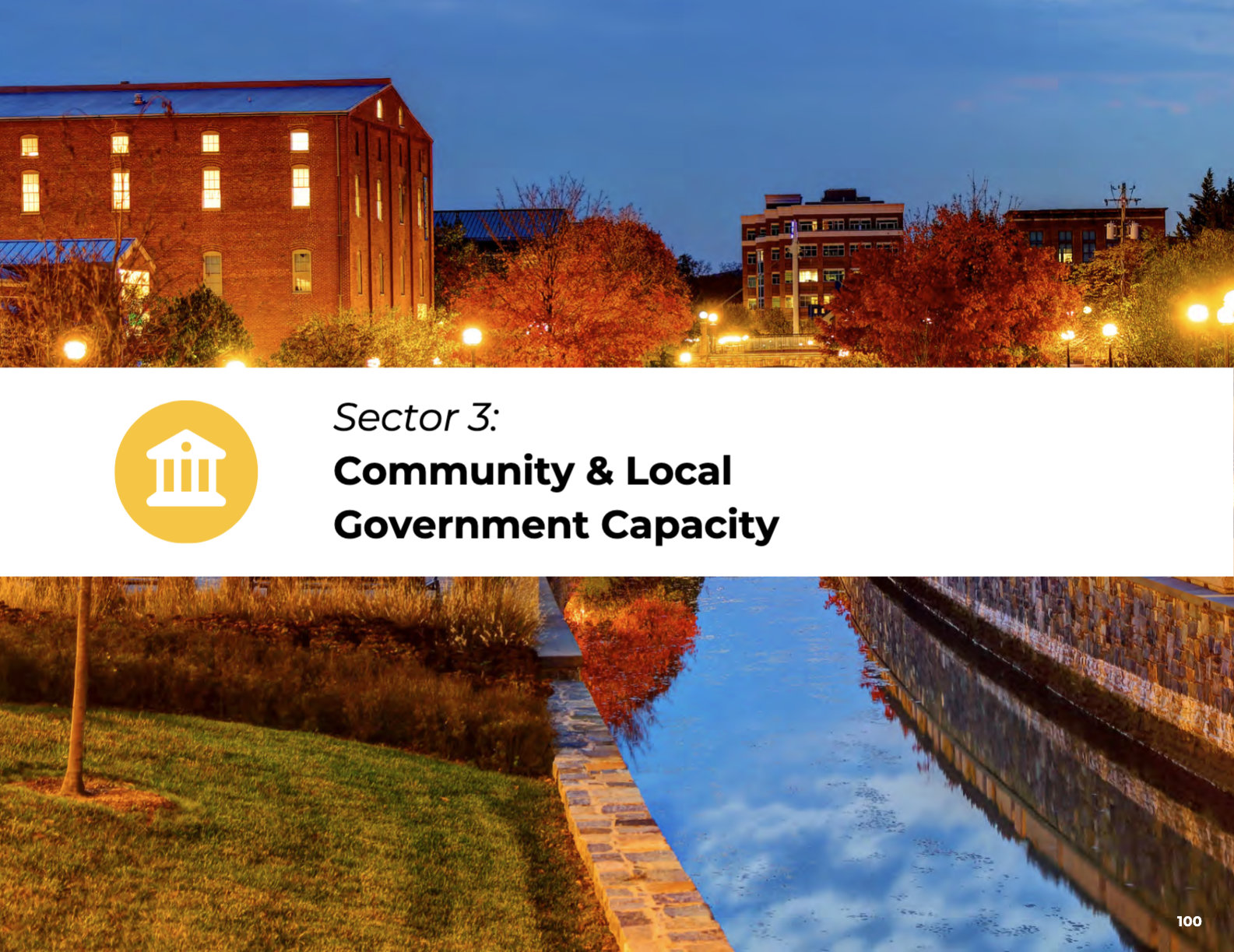 The cover image of Chapter 3 of the Resilient Maryland strategy document