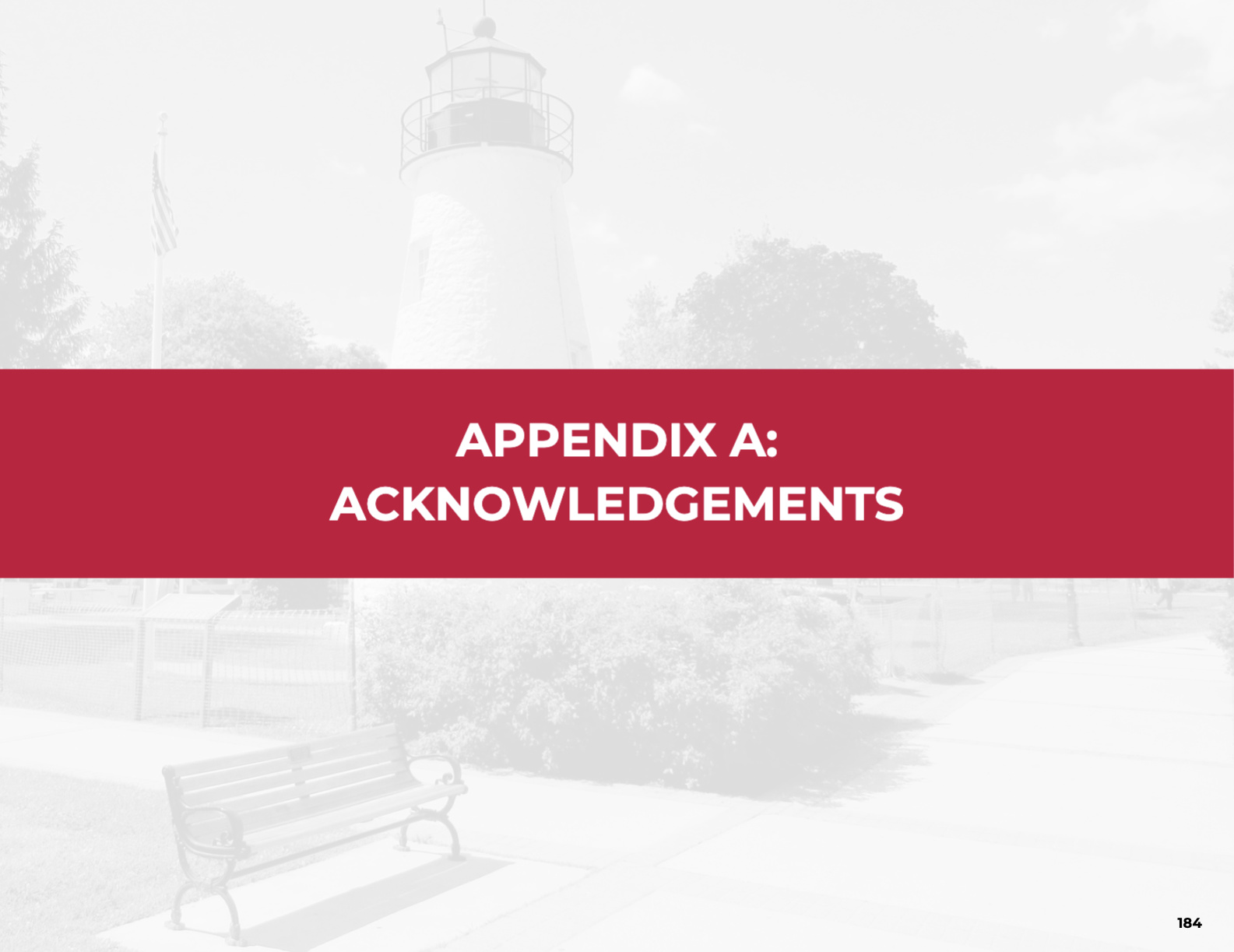 The cover image of Appendix A of the Resilient Maryland strategy document