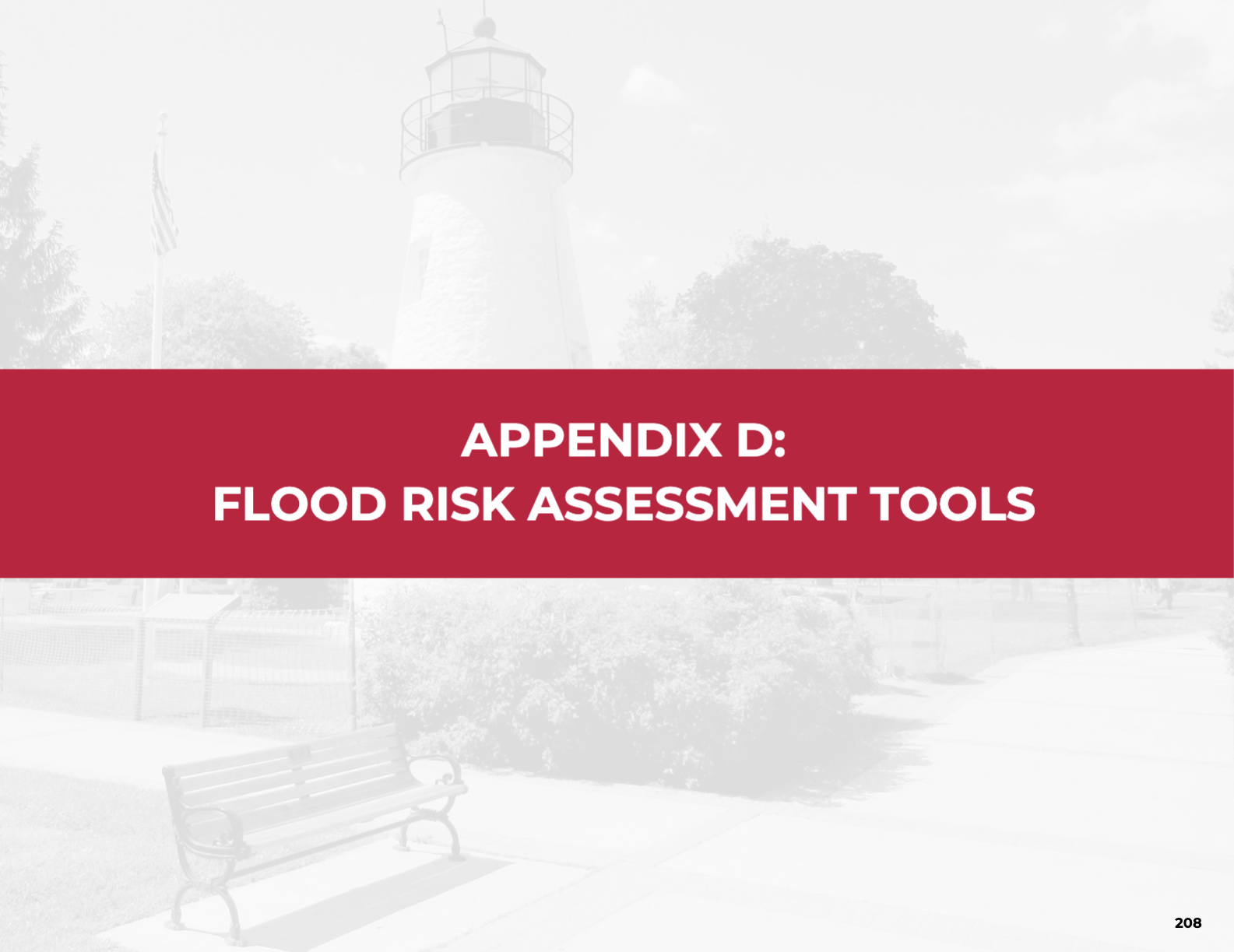 The cover image of Appendix D of the Resilient Maryland strategy document