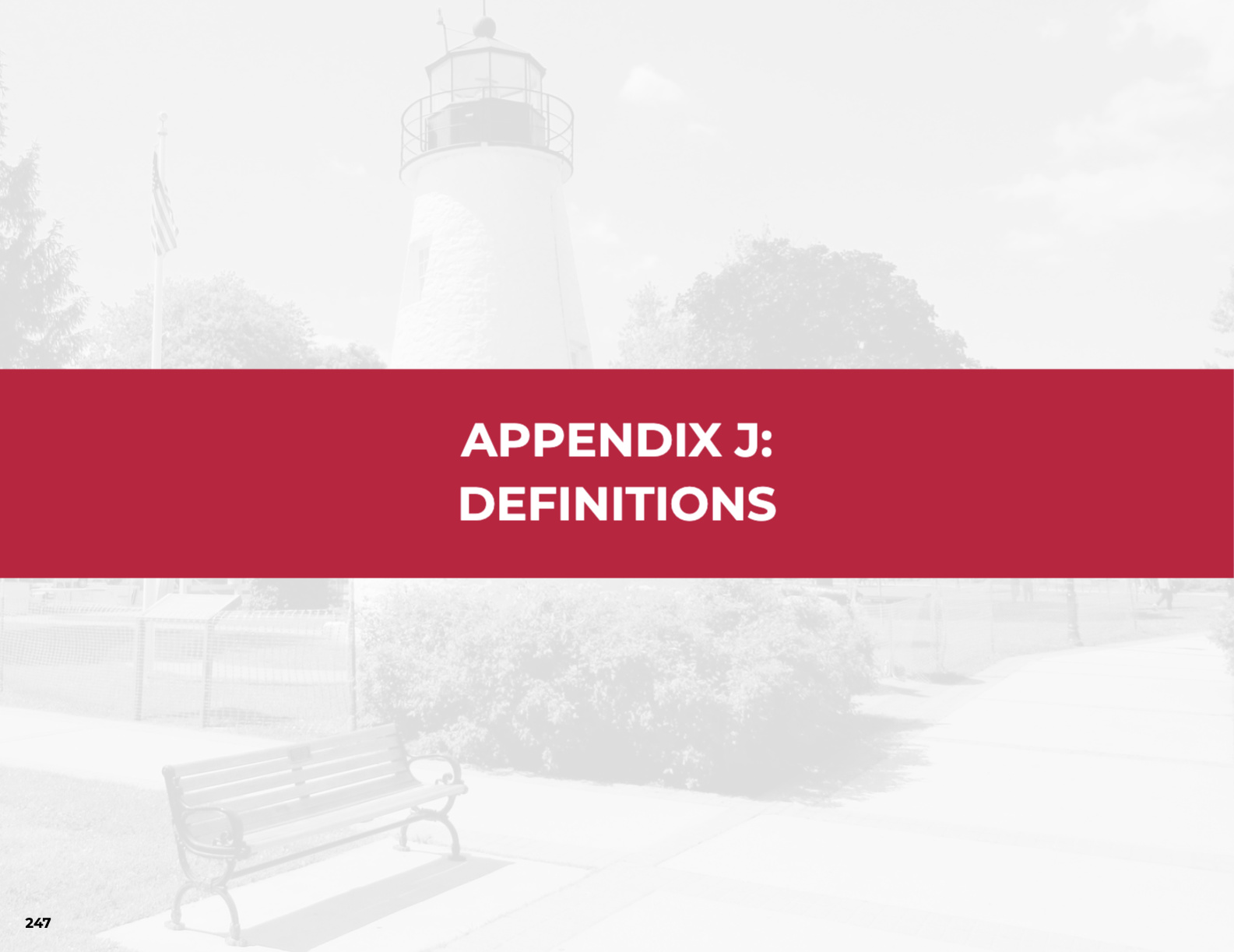 The cover image of Appendix J of the Resilient Maryland strategy document